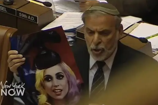 Remember when Assemblyman Dov Hikind used Lady Gaga as an argument against gay marriage?
